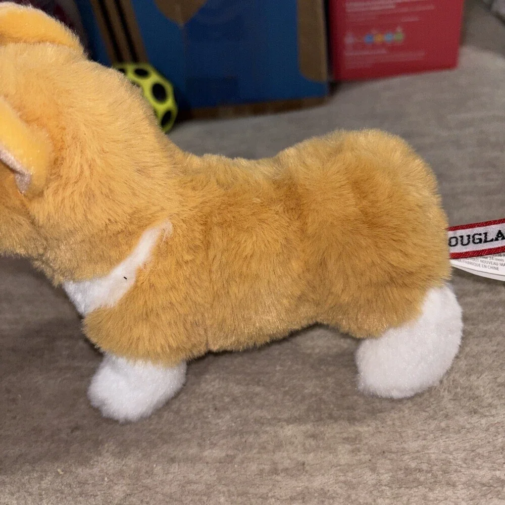 Douglas The Cuddle Toy Welsh CorgiDog Plush Stuffed Animal Realistic 7 1/2“ EUC